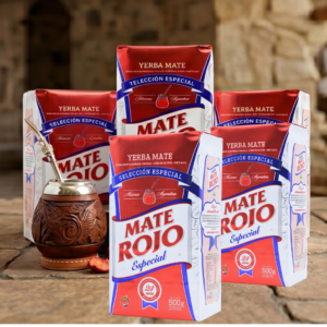 Pack de 5 paquetes de Yerba Mate Rojo Selección Especial de 500g